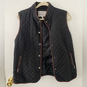 GH Bass quilted vest